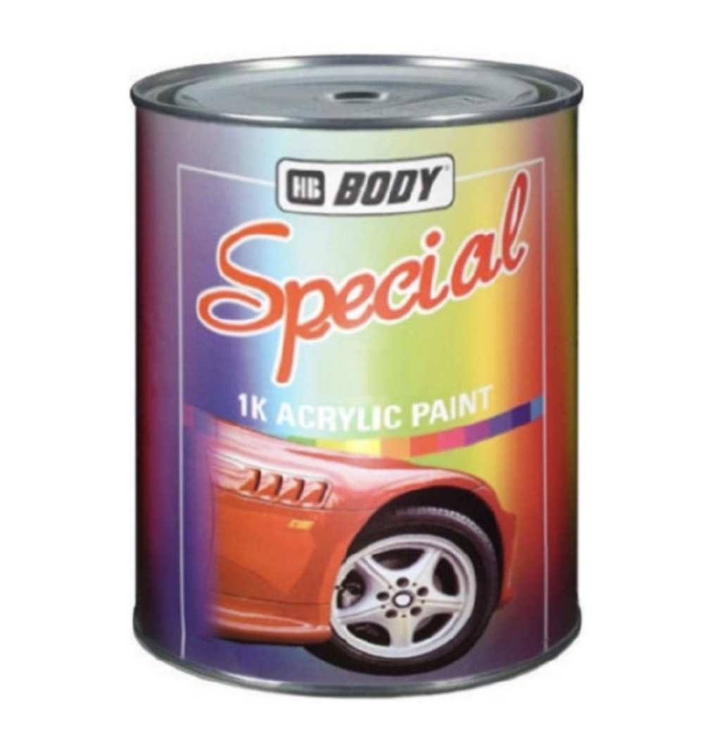 BODY 517 SPECIAL PAINT Матовая акриловая краска (1 л) черная