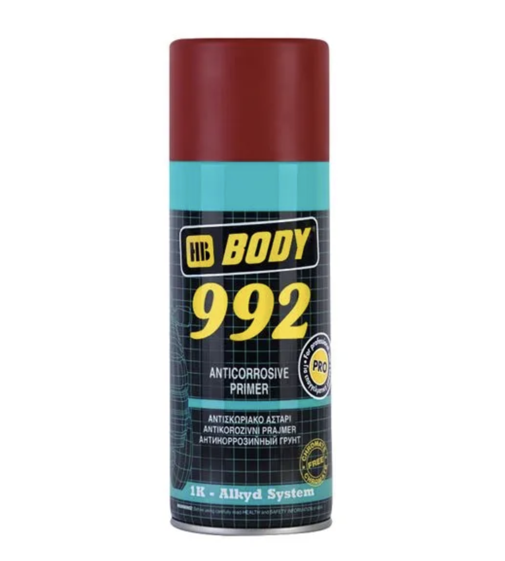 BODY 992 1К Грунт аэрозольный (0.4 л) серый