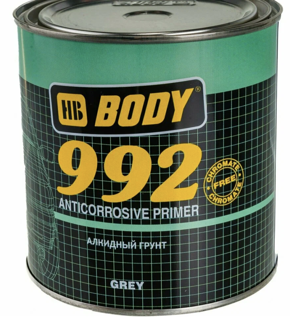 BODY 992 1К Грунт HB (1кг) серый
