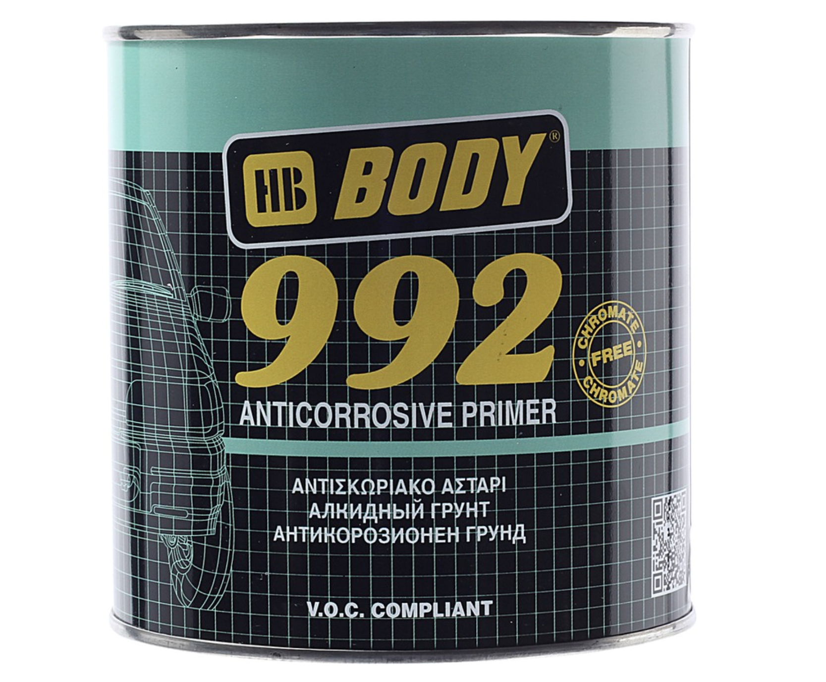 BODY 992 1К Грунт HB (1кг) черный