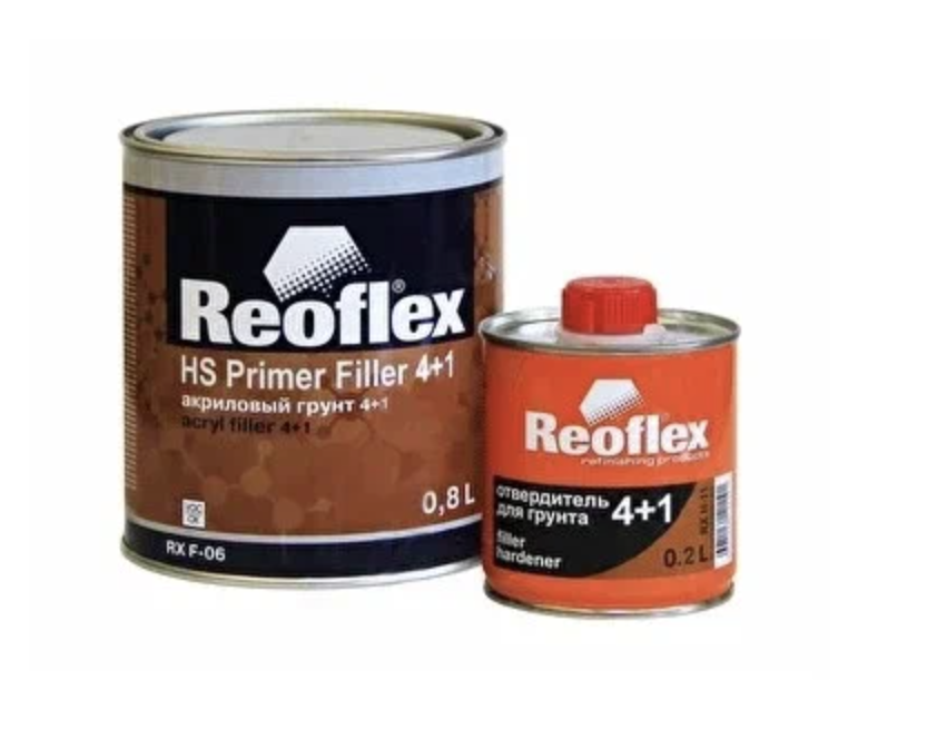 Reoflex Грунт быстрый UHS (0,8л+0,2л) белый