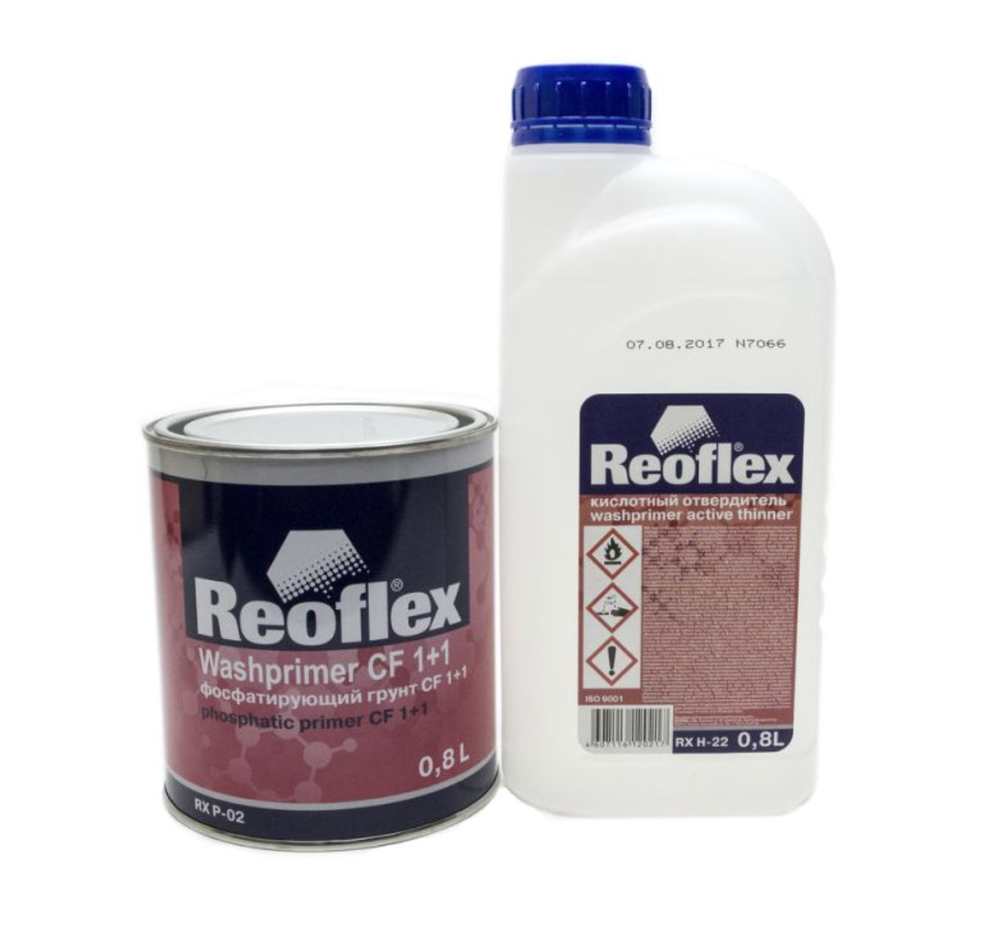 Reoflex Грунт фосфатирующий 1+1 (0,8+0,8л)