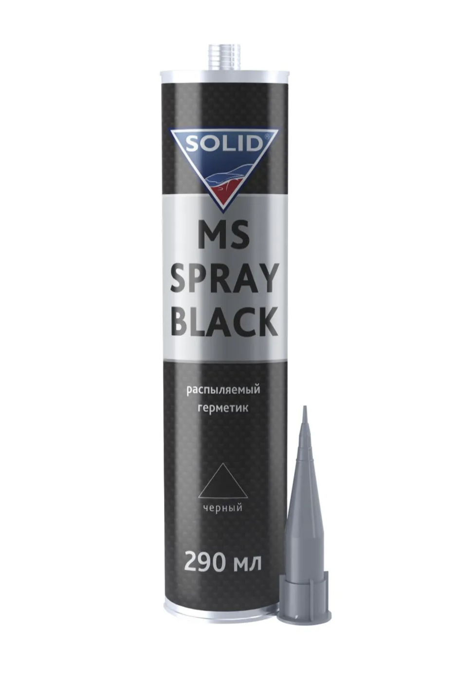 SOLID Распыляемый герметик (290гр) черный