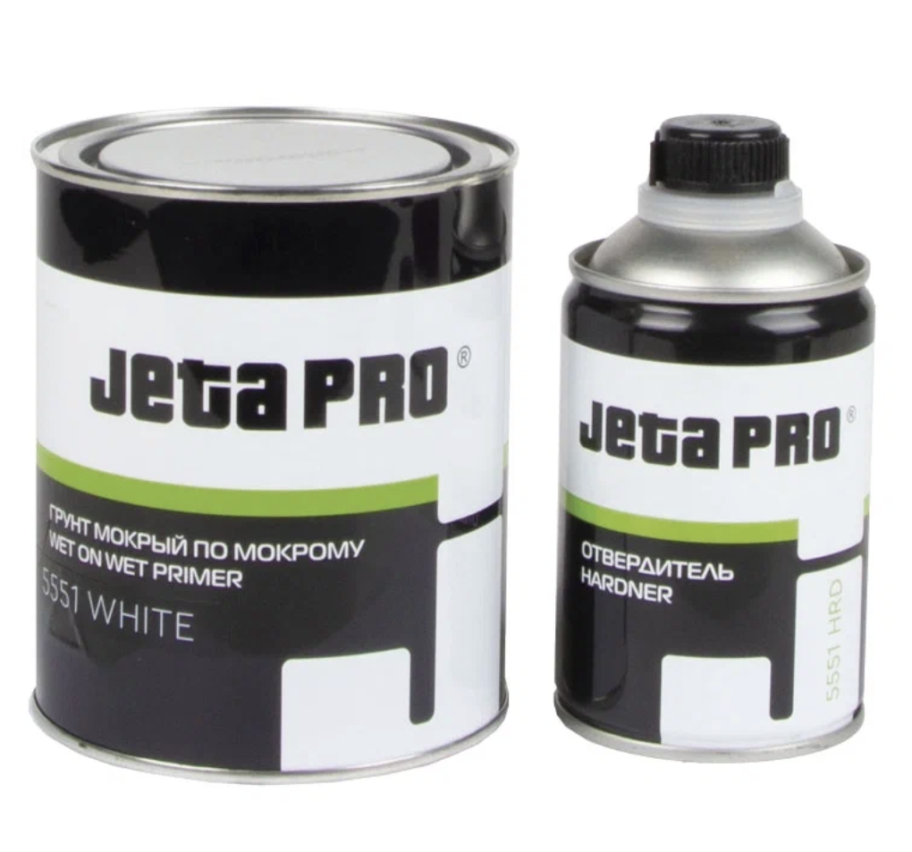 Jeta PRO 5551 Грунт мокрый по мокрому (0,75+0,25л) белый