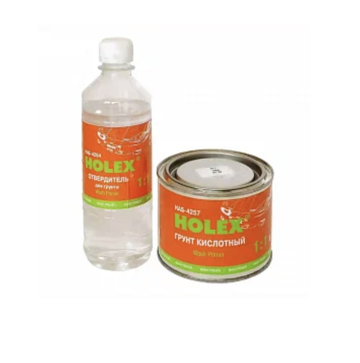 HOLEX Wash Primer Грунт кислотный 2К 1+1 (0,5+0,5л)