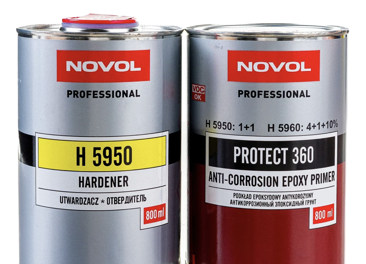 NOVOL Protect 360 Эпоксидный грунт 1+1(800мл)отвр.H5950 (800мл)
