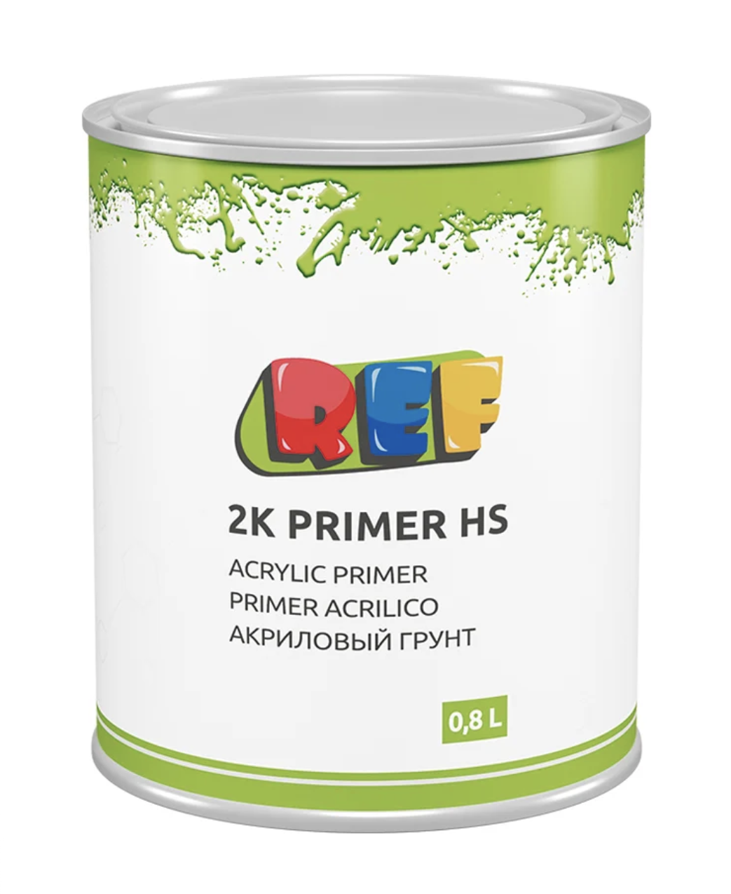 REF грунт акриловый HS 4+1 черный 0,8л