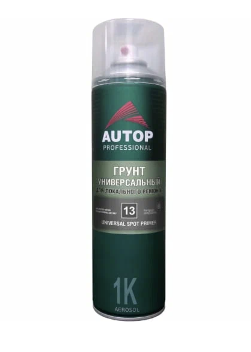 AUTOP №13 Грунт универсальный для локального ремонта (650мл) Серый
