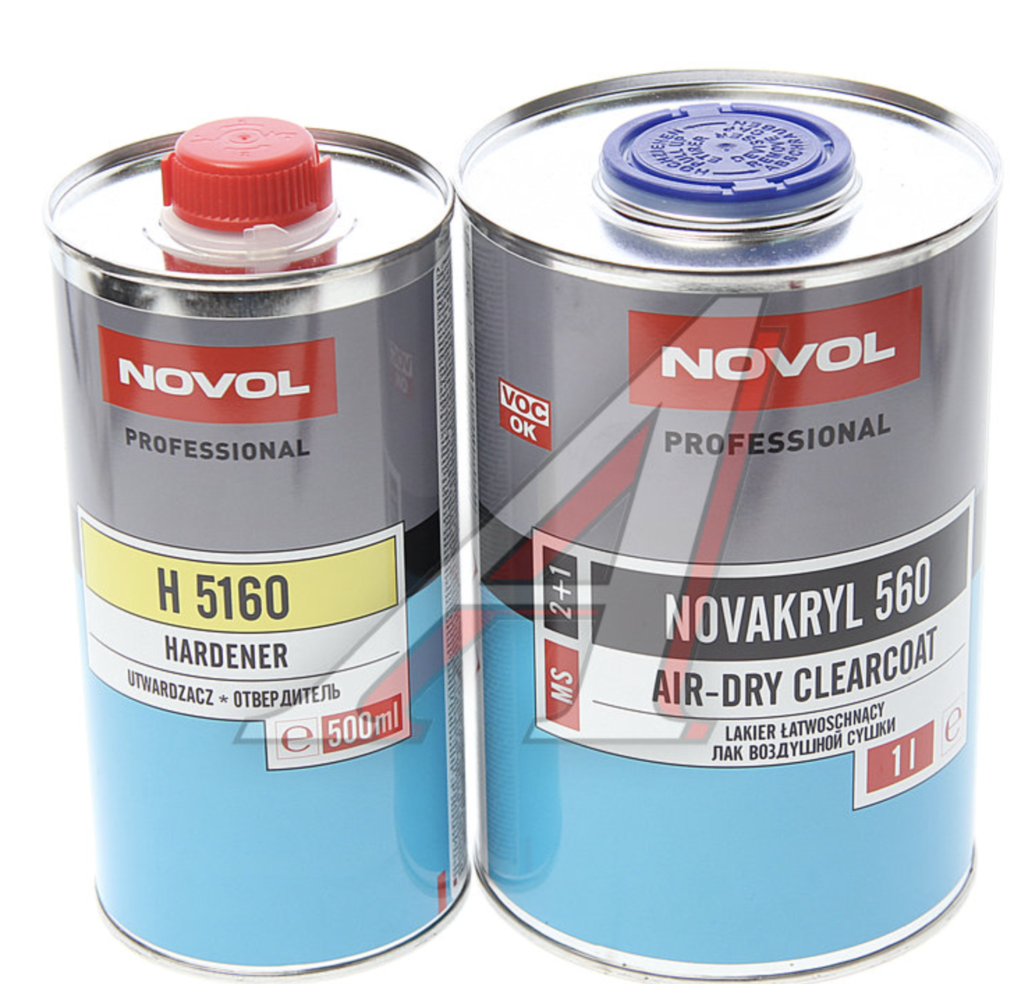 NOVOL Novakryl 560 Быстрый акриловый лак 2+1 (1л+0.5л H5160)