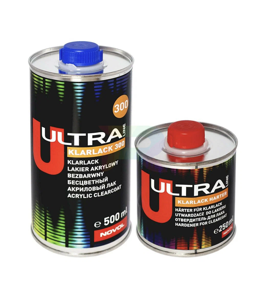 NOVOL ULTRA Klarlack 300 Акриловый лак 2+1 (1л+0.5л)