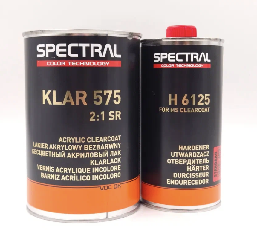 NOVOL SPECTRAL KLAR 575 MS SR Лак акриловый 2+1 (5л+2,5л H6125)