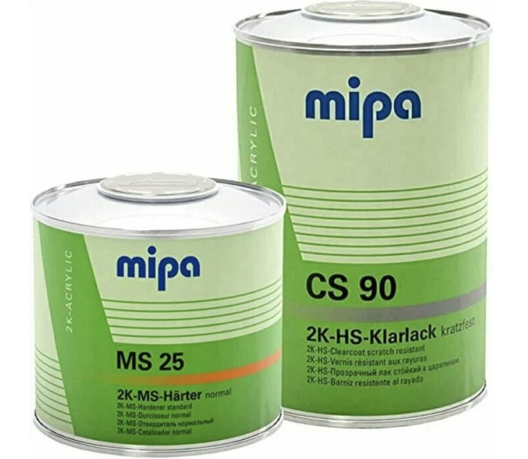 Mipa Klarlack CS 90 HS 2K Прозрачный акриловый лак (1+0,5л)