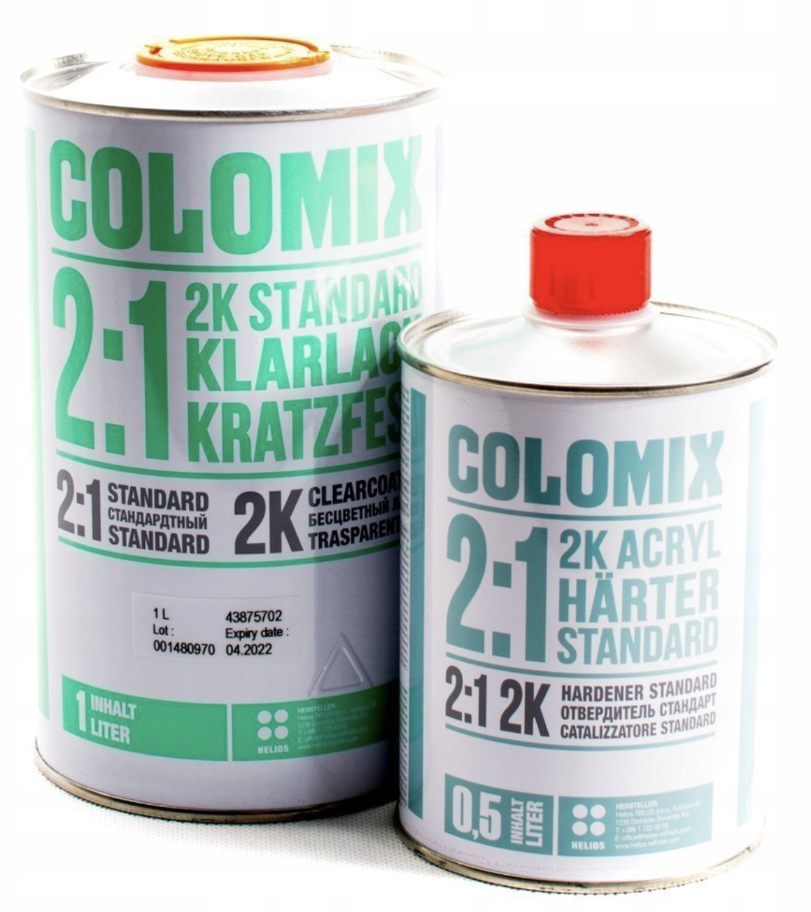 HAFMAN Colomix Лак с отвердителем 2К ( лак 1л. + отв. 0.5л)