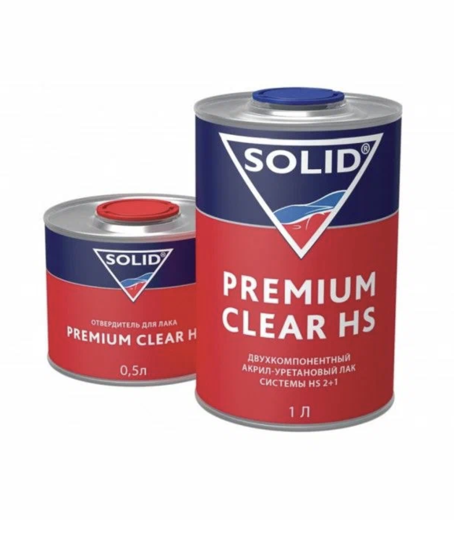 SOLID PREMIUM Лак акриловый HS 2К (1+0,5л)