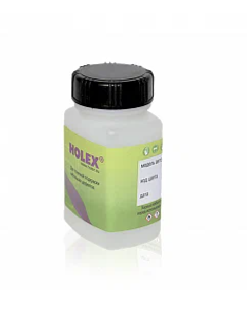 HOLEX Флакон для краски PEHD с кисточкой и наклейкой 1шт 60мл
