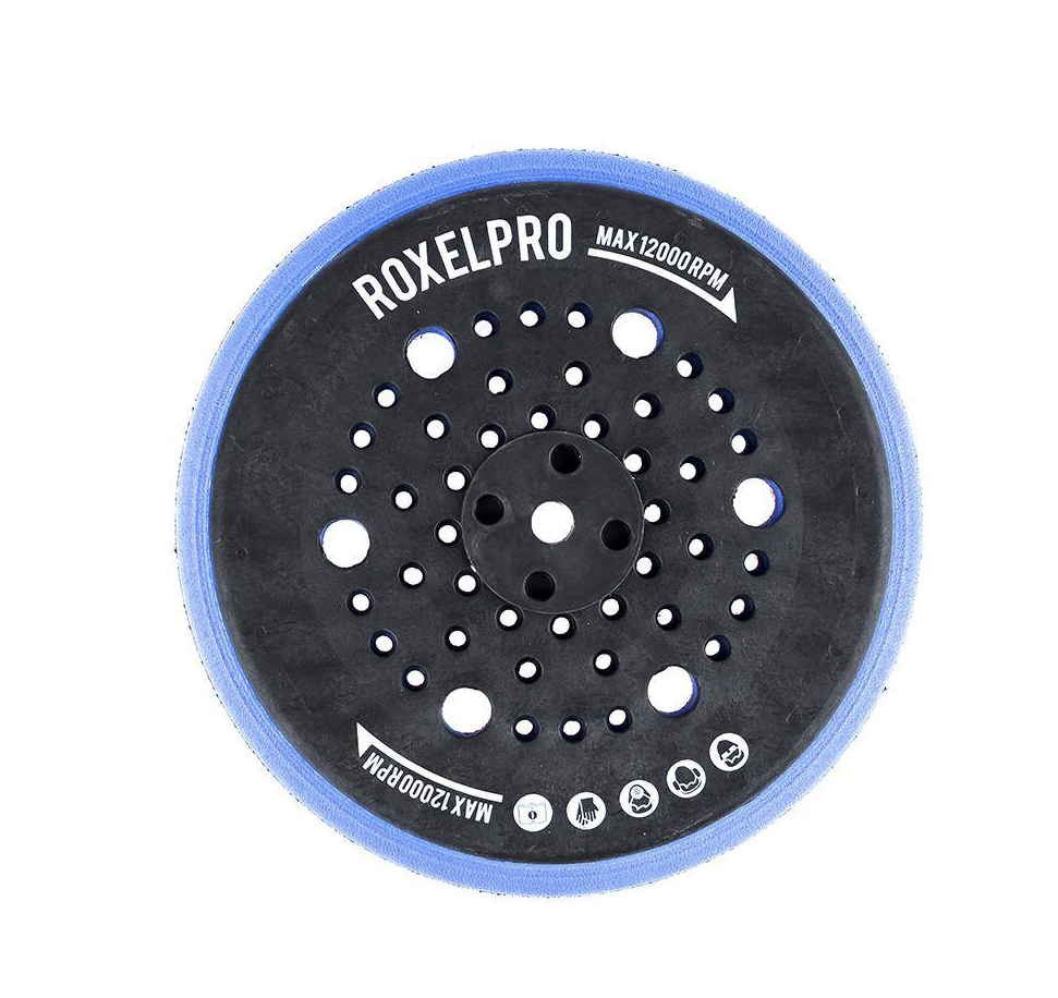 Подошва RoxelPro для Rupes, Festool, Schtaer (150мм) 6 отв. Оранж.