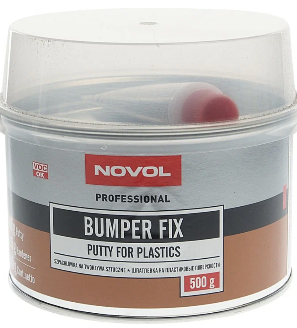 NOVOL Bumper Fix Шпатлевка для пластика (0,5кг)