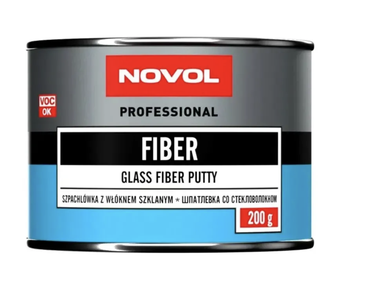 NOVOL Fiber Шпатлевка со стеклом (0,2кг)