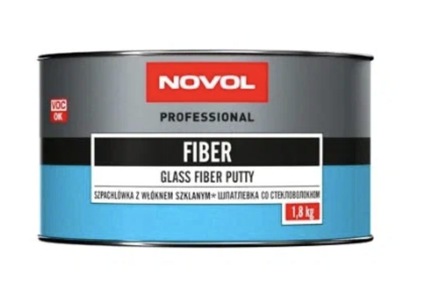 NOVOL Fiber Шпатлевка со стеклом (1,8кг)