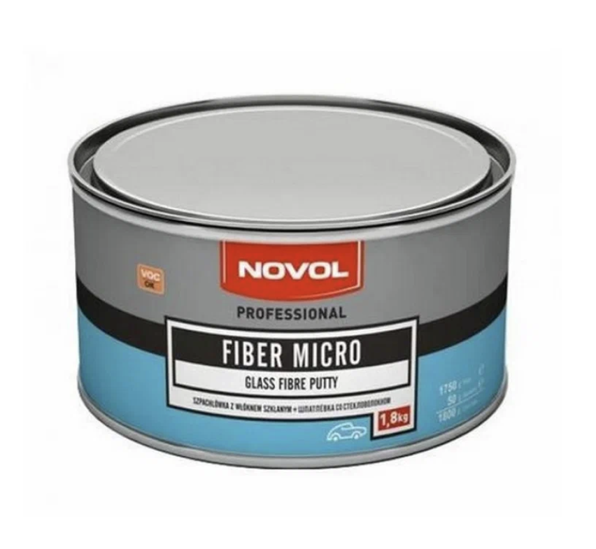 NOVOL MicroFiber Шпатлевка с микростекловолокном (1,8кг)