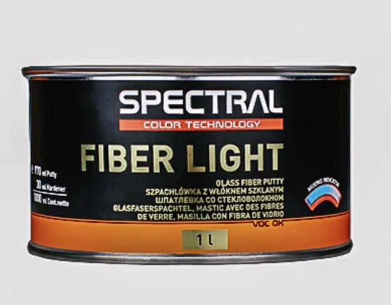 NOVOL Spectral Fiber Light Шпатлевка со стекловолокном (1кг)