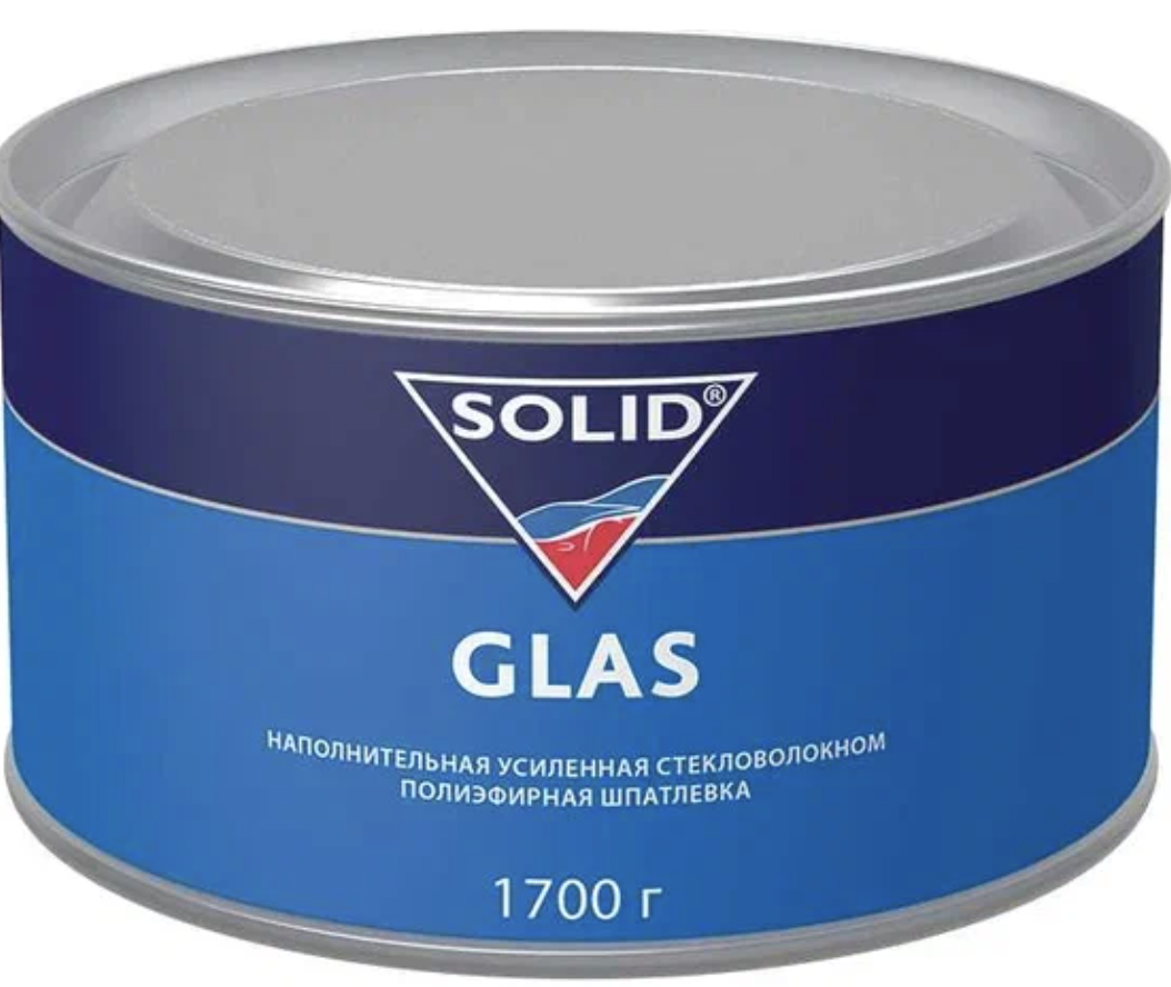 SOLID GLAS Наполнительная шпатлевка усиленная стекловолокном (1,7кг)