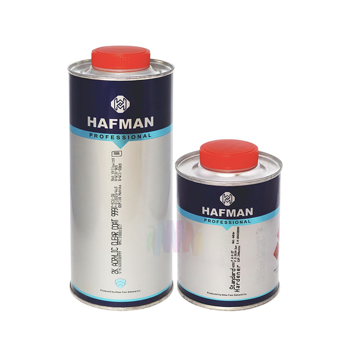 HAFMAN М60 Акриловая краска с отвердителем ( кр. 1.1л Отв. 0.5л) Белая